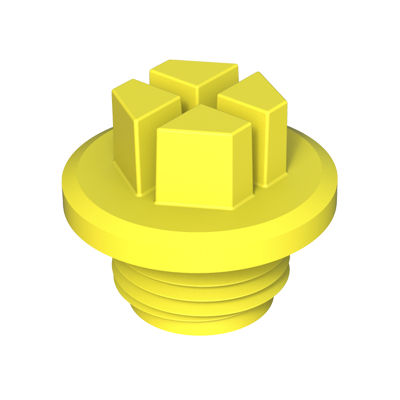 Sechseckiger Stopfen - DT - ISC PLASTIC PARTS - Gewinde / Kunststoff / Dichtung