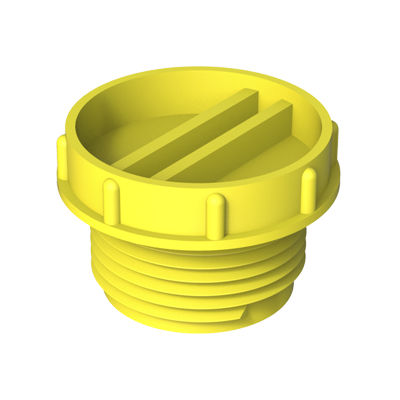 Runder Stopfen - PTG - ISC PLASTIC PARTS - Gewinde / Polyethylen mit niedriger Dichte (LDPE) / Schutz