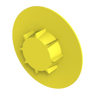 Runder Stopfen - DEF - ISC PLASTIC PARTS - außen / Polyethylen mit niedriger Dichte (LDPE) / Schutz