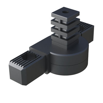 Rohrverbinder für Eckeinbau - THCYE - ISC PLASTIC PARTS - quadratisch / Polyamid