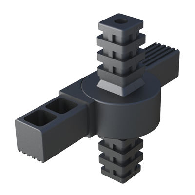Gelenkwinkel für Profilmontage - THCCC - ISC PLASTIC PARTS