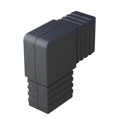 Winkel-Rohrverbinder - SRAAF - ISC PLASTIC PARTS - Stahl / Polyamid