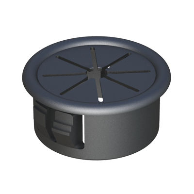 Steckbare Buchse - MPF - ISC PLASTIC PARTS - Nylon / universell