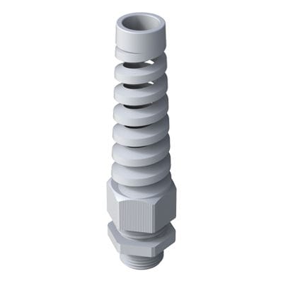 Polyamid-Kabelverschraubung - PRPRF - ISC PLASTIC PARTS - IP68 / mit Biegeschutzspirale