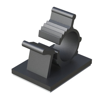 Clip für Kabel - MKAA - ISC PLASTIC PARTS - Polyethylen / Polyamid / Nylon