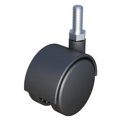 Bockrolle - RSIR - ISC PLASTIC PARTS - Gewindeschaft / Polypropylen