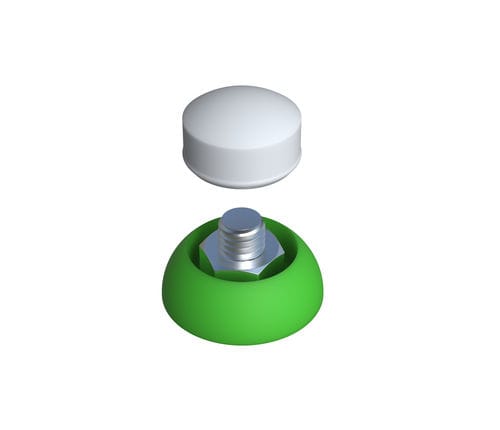 Sicherheitsstopfen - IAE - ISC PLASTIC PARTS - rund / zum Einfügen / PP