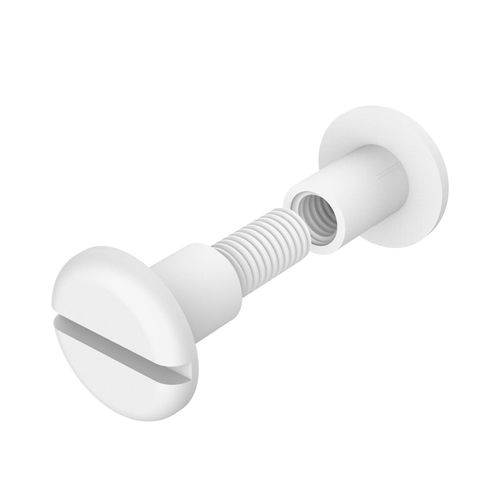 Linsenniete - MARGE - ISC PLASTIC PARTS - Nylon / schwarz / weiß