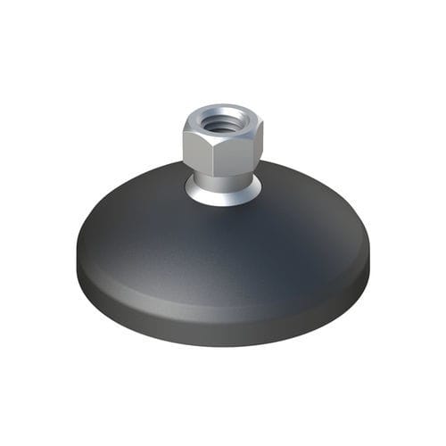 Maschinenfuß - LKBAE - ISC PLASTIC PARTS - Gummi / Polyamid / Stahl