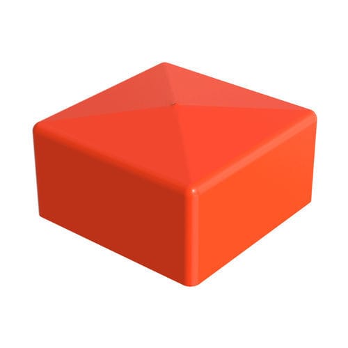Quadratische Kappe - VCRD - ISC PLASTIC PARTS - PVC / gegossen