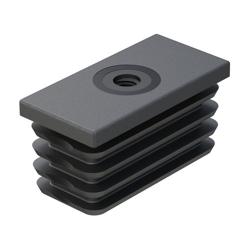 Gewindeeinsatz - VOR - ISC PLASTIC PARTS - Polyamid / rechteckig / quadratisch