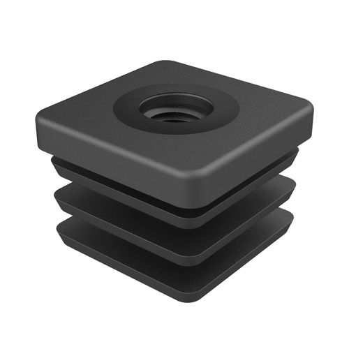 Gewindeeinsatz - VER  - ISC PLASTIC PARTS - Polyamid / quadratisch / zum Einbau am Rohrende