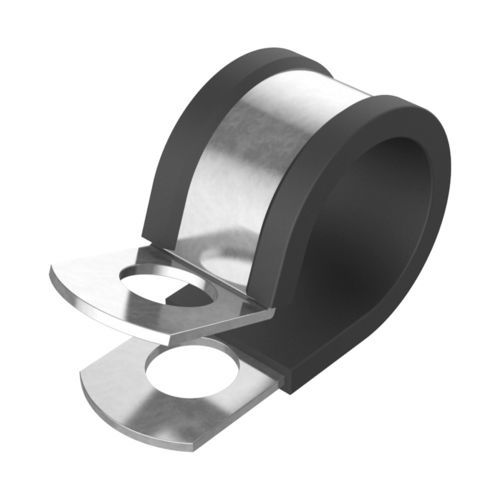 Edelstahl-Kabelschelle - MASB - ISC PLASTIC PARTS - galvanisiertem Stahl / Schraubbefestigungen / korrosionsbeständig
