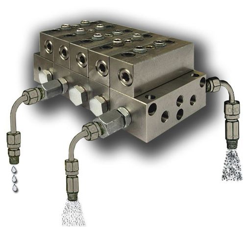 Schmiermittel-Progressivverteiler - SMX - Dropsa spa - modular / für Zentralschmieranlage