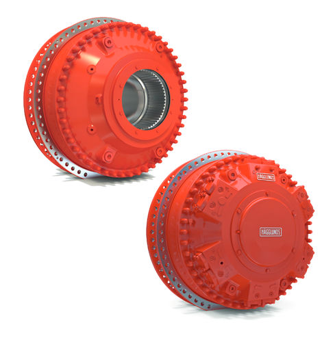 Radialkolben-Hydraulikmotor - Hägglunds CBm - Bosch Rexroth Hägglunds - Hochdrehmoment / mit Riffelung / mit Wellenkupplungen