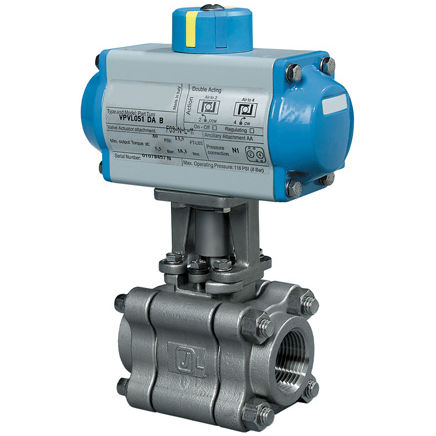 Kugelventil - 4000 series - Metso Automation - 3-teilig / bidirektional / Verbindung