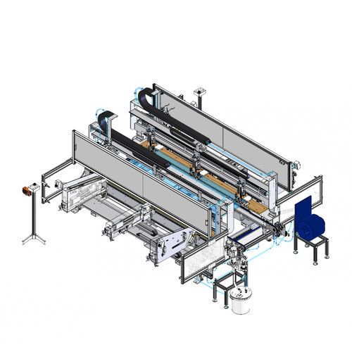 Halbautomatische Montagemaschine - AM1 - Panotec - für Fenster und Türen / für Möbel