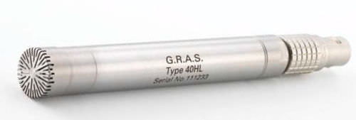 Messmikrofon - 900 mV/Pa, 6 – 16 000 Hz | 40HL - G.R.A.S. Sound & Vibration - mit externer Polarisierung / Kondensator / mit integriertem TEDS-Vorverstärker