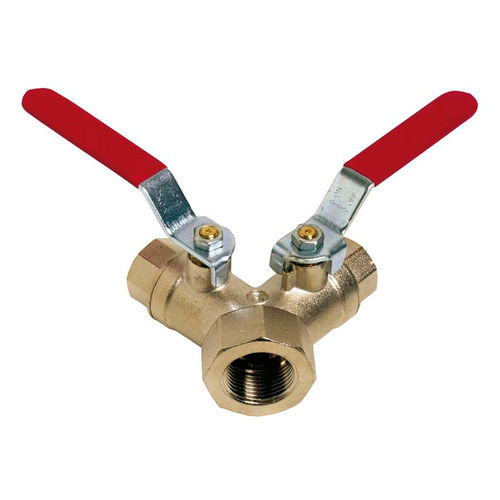 Kugelventil - 589 series - SFERACO - Hebel / innen / Y-förmig