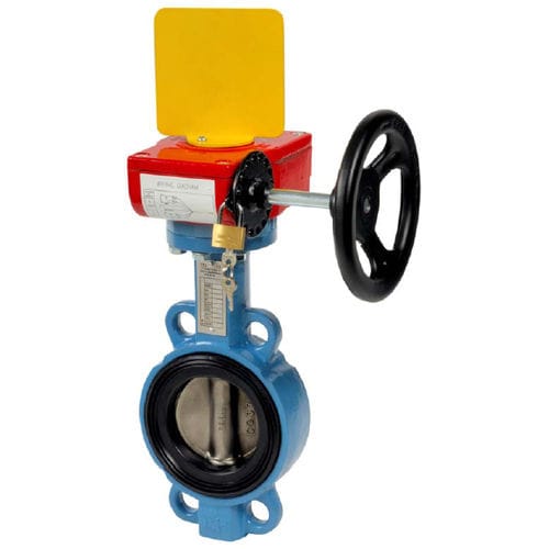 Absperrklappe - 1142 series - SFERACO - mit Handrad / Isolation / für Wasser