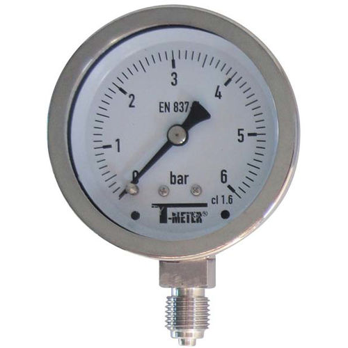 Trockenläufer-Manometer - 1616 series - SFERACO - Gewinde / Edelstahl / Rohrfeder