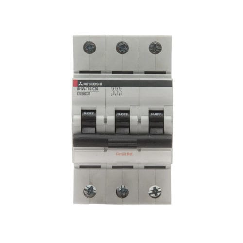 Thermisch-magnetischer Schutzschalter - BH series - MITSUBISHI Automation - Kurzschluss / Überlast / für Reststrom