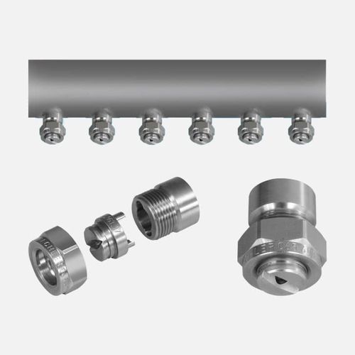 Zerstäubungsdüse - 6F series - Lechler - Flachstrahl / Stahl / für die Stahlindustrie