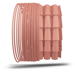 PLA-Filament / für 3D-Drucker - CLAY - TreedFilaments - 1,75 mm / 2,85 mm / rosa