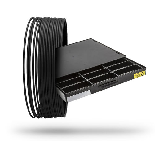 ABS-Filament / für 3D-Drucker - ABS ESD - TreedFilaments - 1,75 mm / schwarz / stoßfest