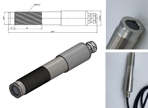 Pyrometer ohne Anzeige - CT09WT - HEITRONICS Infrarot Messtechnik GmbH - °C / K / °F