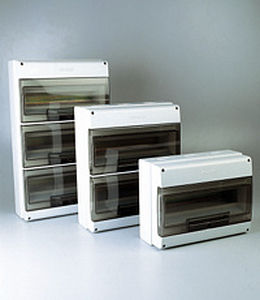 Kunststoff-Elektrogehäuse - DOMINO series - SCAME PARRE S.p.A. - IP66 / für Verteiler / vormontiert