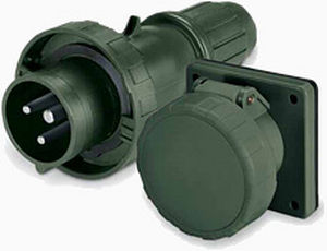 Wandmontierte Steckdose und Stecker - EUREKA-MIL series - SCAME PARRE S.p.A. - IP67 / IEC
