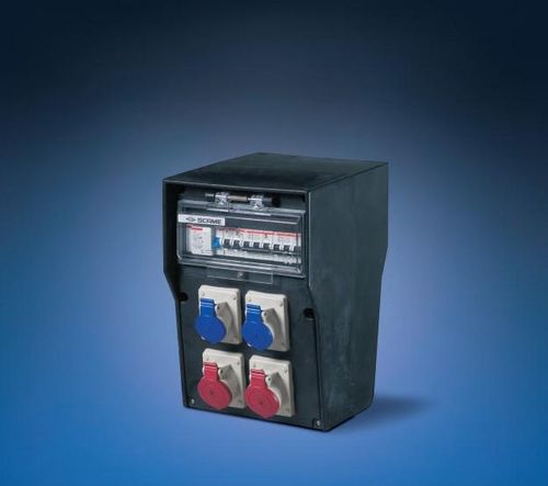 Verteilungs-Elektrogehäuse - GOMMA series - SCAME PARRE S.p.A. - voll ausgestattet / Gummi / für Verteiler