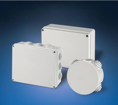 Abzweigdose für Aufbau - SCABOX series - SCAME PARRE S.p.A. - halogenfrei / wetterbeständig / Thermoplast