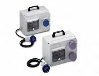 Tragbares Elektrogehäuse - TRANSFORMER series - SCAME PARRE S.p.A. - Kunststoff / IP66 / für Baustellen
