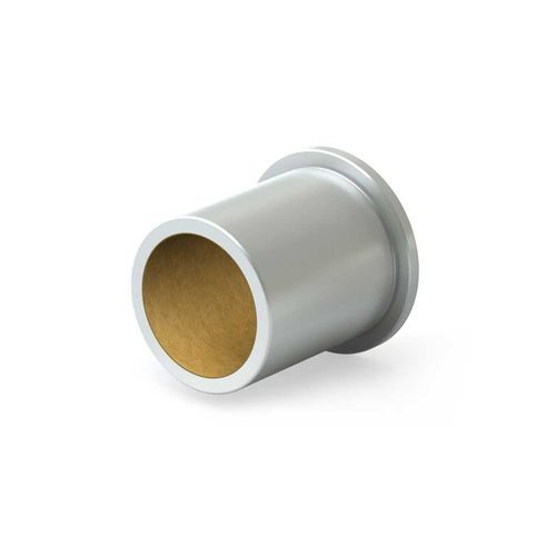 Flanschgleitlager - PSF series - PBC Linear - linear / Edelstahl / Bronze