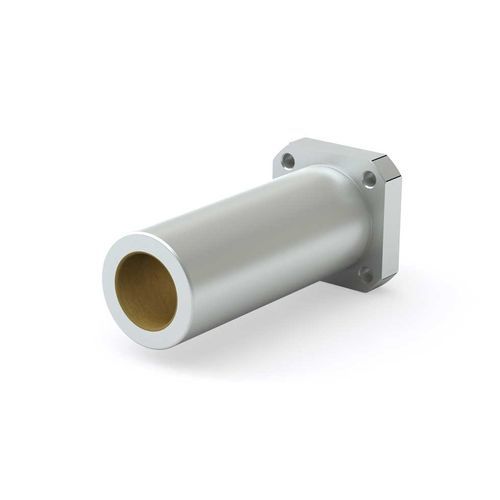 Flanschgleitlager - DFPM series - PBC Linear - anodisiertes Aluminium / Aluminium / selbstschmierend