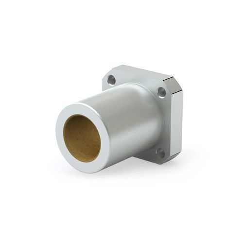 Flanschgleitlager - SFPMC series - PBC Linear - anodisiertes Aluminium / für die Lebensmittelindustrie / für den Landwirtschaftsbedarf