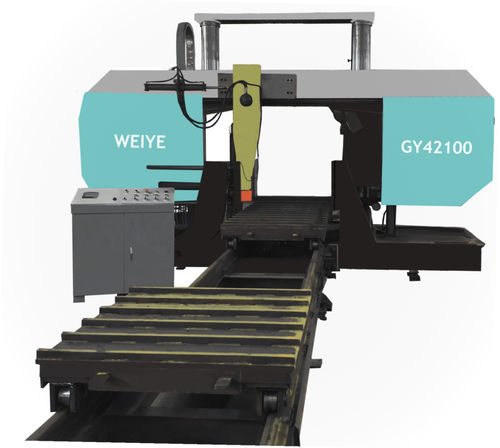 Bandsäge - GZ42100 - Zhejiang Weiye Sawing Machine Co., Ltd - Formatkreis / Trenn / horizontal