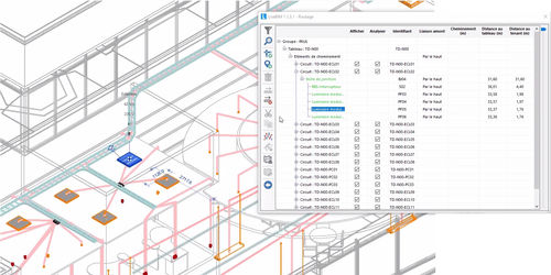 Software / Elektrische Berechnung - Lise BIM - BBS Conception - BIM / Netzwerk / für Kabel