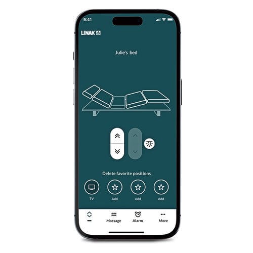 App zur Betteneinstellung - Bed Control&trade; - LINAK - für Aktuatoren / Android / iOS