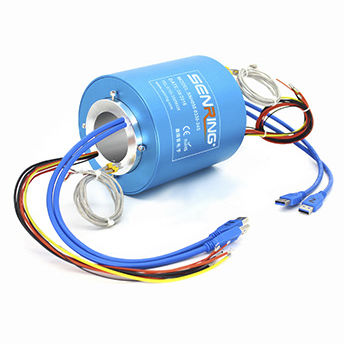 USB-Schleifring - UH50119-02 Series - SenRing Electronics. - Hohlwelle / Gold