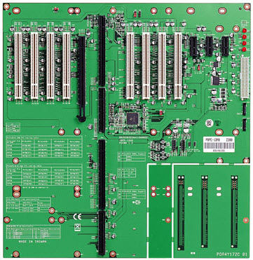 Backplane / PICMG 1.3 - PBPE-13A8 - PORTWELL - PCI-Express / PCI / 11-15 Plätze