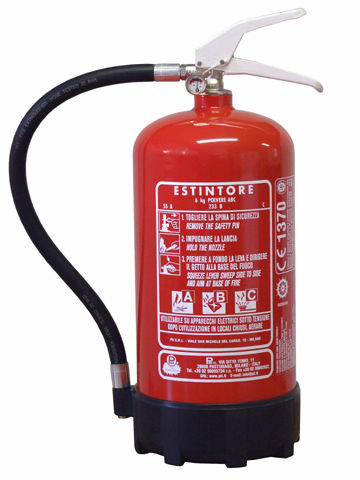 Feuerlöscher auf Pulverbasis - 6 kg, 55A-233B-C | EPP06008 - Pii Srl - tragbar