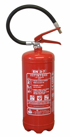 Feuerlöscher auf Pulverbasis - 6 kg, 23A-233B-C | EPP0607M/EN3 - Pii Srl - tragbar
