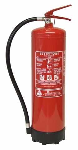 Feuerlöscher auf Pulverbasis - 9 kg, 43A-233B-C | EPP09020 - Pii Srl - tragbar