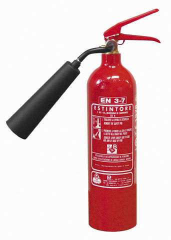 Feuerlöscher / Gas (CO2) - 2 kg, 55B | CO202015 - Pii Srl - tragbar