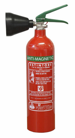 Feuerlöscher / Gas (CO2) - 2 kg, 34B, AMAGNETIC | CO202017 - Pii Srl - tragbar