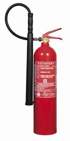 Feuerlöscher / Gas (CO2) - 5 kg, 89B | CO205009 - Pii Srl - tragbar