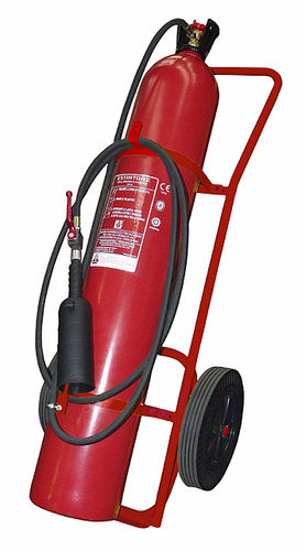Feuerlöscher / Gas (CO2) - 50 kg, 233B | CO250000 - Pii Srl - auf Rädern